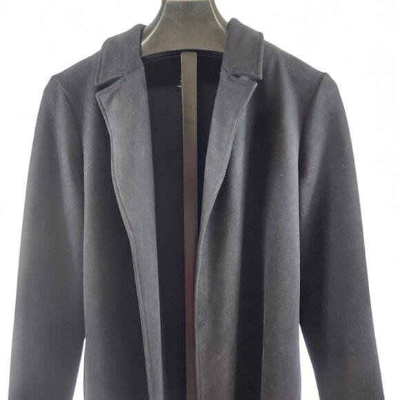 EUC Zara Classic Black Trench Coat - Picture 2 of 6